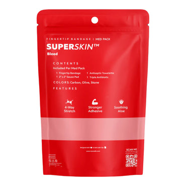 My Medic™ SUPERSKIN™ Fingertip First Aid Kit Pouch (1234459_EA)