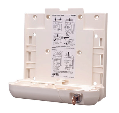 BD Sharps Container Bracket Plastic Wall Mount Locking (205166_CS)