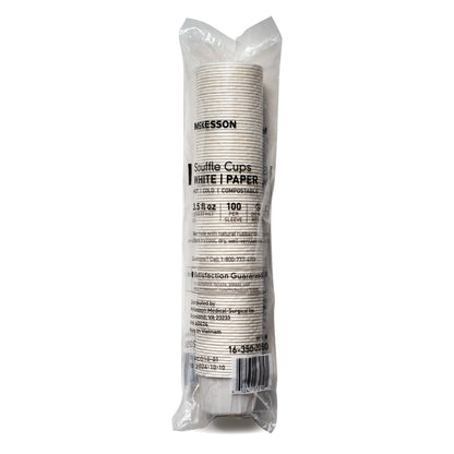 McKesson Souffle Cup 3.5 oz. White Paper Disposable (1251882_CS)