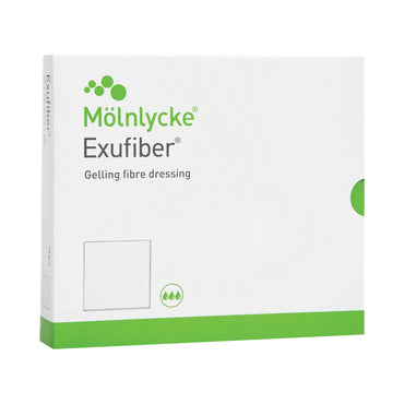 Exufiber® Gelling Fiber Dressing 2 X 2 Inch Square (1052344_CS)