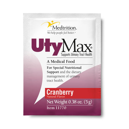UtyMax® Oral Supplement Cranberry Flavor Powder 5 Gram Individual Packet (766877_CS)