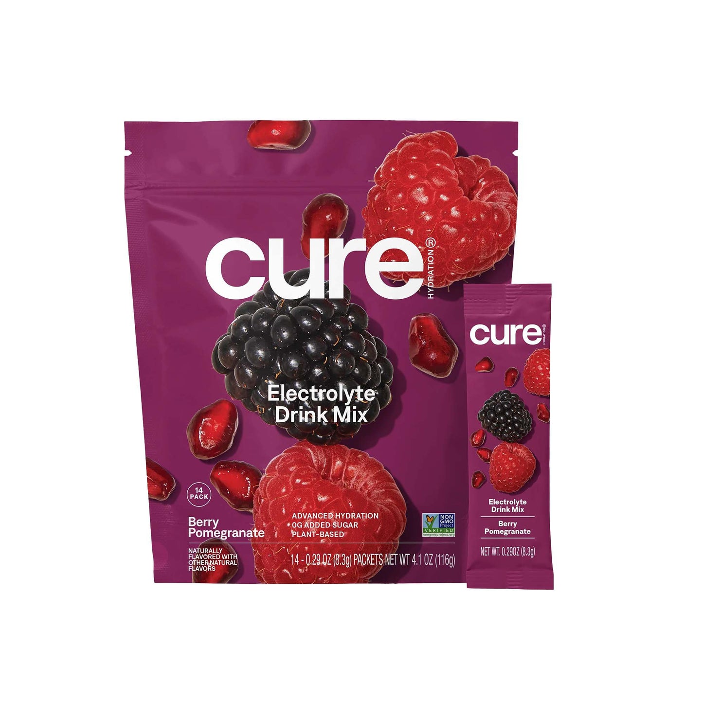 Cure® Oral Electrolyte Solution Berry Pomegranate 8.3 Gram Electrolyte (1256707_CS)