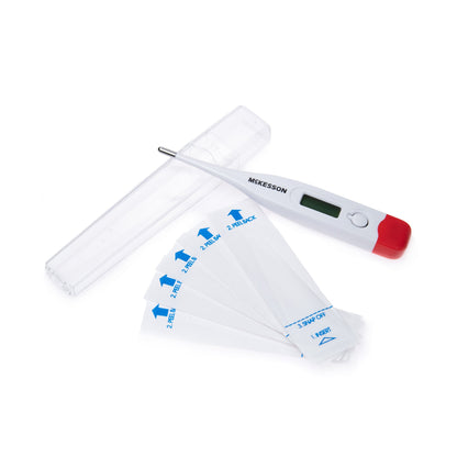McKesson Digital Stick Thermometer Oral / Rectal / Axillary Probe Handheld (797158_EA)
