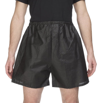 Reflections™ Exam Shorts Large / X-Large Black Spunbond Polypropylene Adult Disposable (776037_CS)