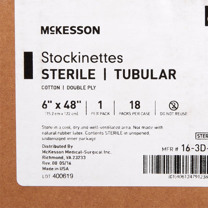 McKesson Surgical Stockinette Tubular 6 X 48 Inch Sterile (460832_EA)