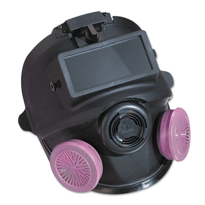 Honeywell 5400 Series Low Maintenance Full Facepiece Respirator, Medium/Large, Particulates;Chemical;Contamination;Gas, Elastomer Body (068-54001W)