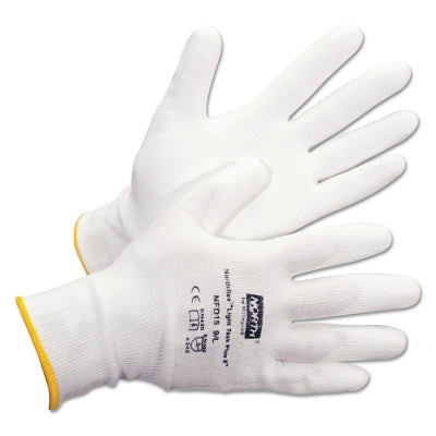 North Safety Products Light Task Plus II Polyurethane-Coated Gloves, 11, White (068-NFD1511XXL)