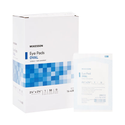 McKesson Eye Pad 2-1/8 X 2-5/8 Inch Sterile 1 per Pack (467978_PK)