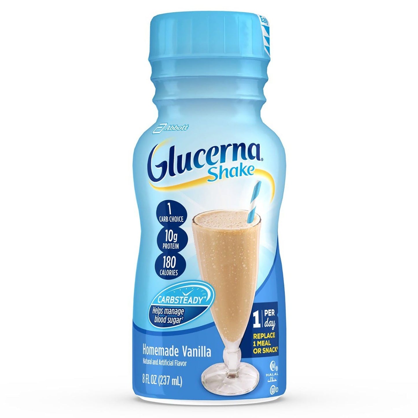 Glucerna® Original Shake Oral Supplement Vanilla Flavor Liquid 8 oz. Bottle (626431_CS)