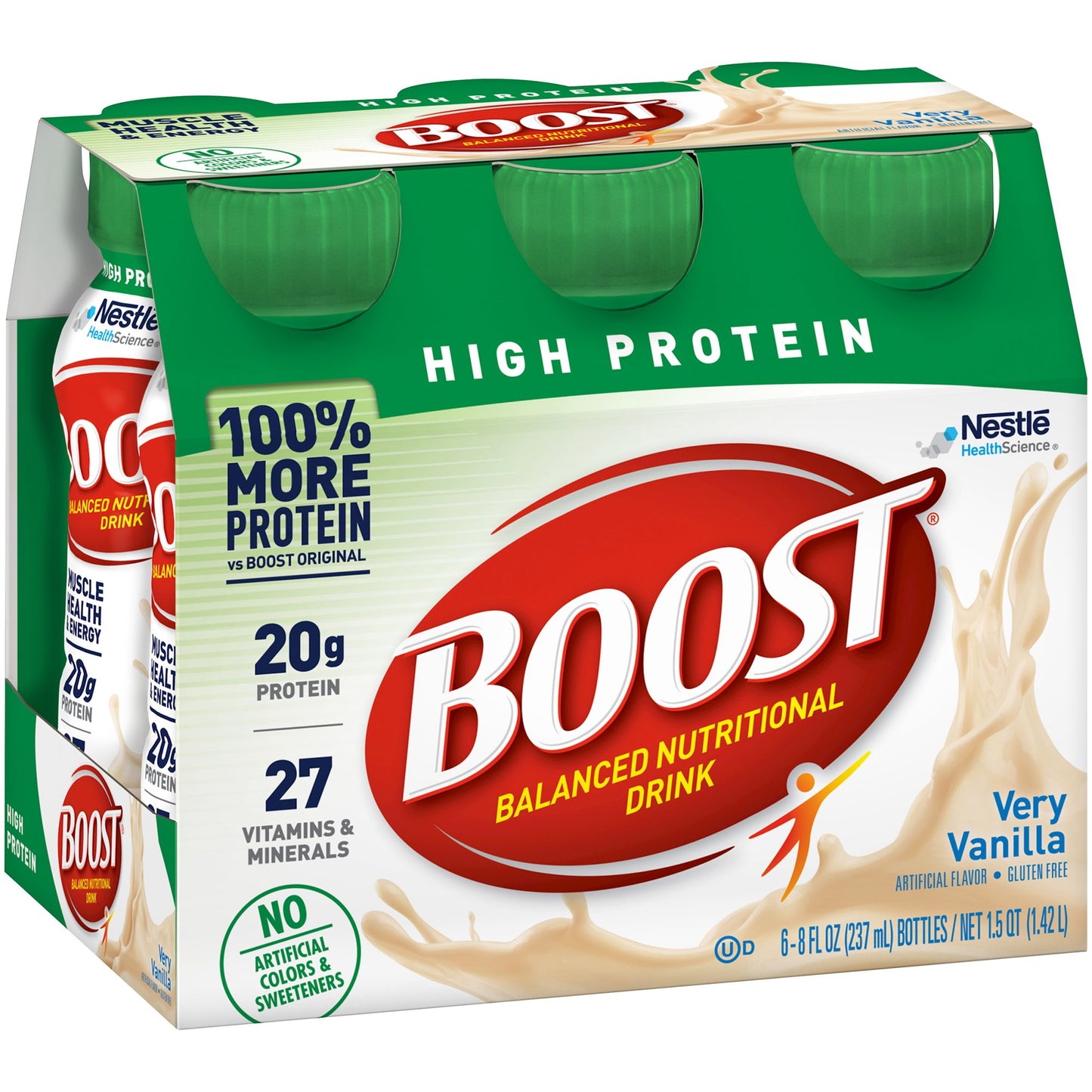 Boost® High Protein Oral Supplement Very Vanilla Flavor Liquid 8 oz. Bottle (778933_EA)