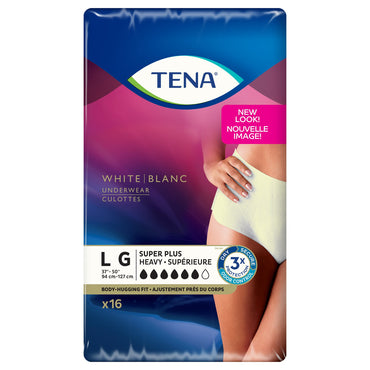 TENA® Women™ Super Plus Female Adult Absorbent Underwear Pull On with Tear Away Seams Large Disposable Heavy Absorbency (738763_BG)