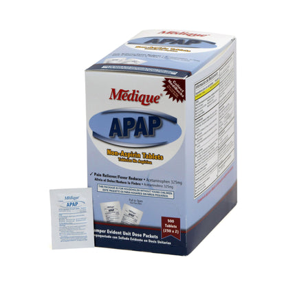 Medique® Pain Relief 325 mg Strength Acetaminophen Unit Dose Tablet 250 per Box (995478_BX)