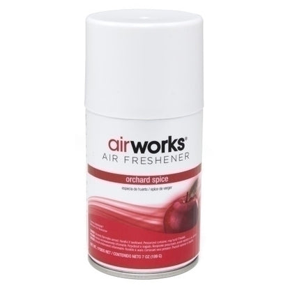 Hospeco® Airworks® Restroom Metered Aerosol 7oz Orchard Spice, Pack of 12 (HOS07930)