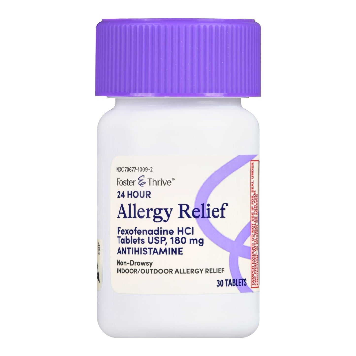 Foster & Thrive™ Allergy Relief 180 mg Strength Tablet 30 per Box (1238970_BX)