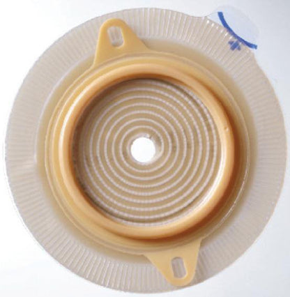 Assura® Ostomy Barrier Precut, Standard Wear Pectin Based Adhesive 40 mm Flange Green Code System Synthetic Resin 5/8 Inch Opening (551340_BX)