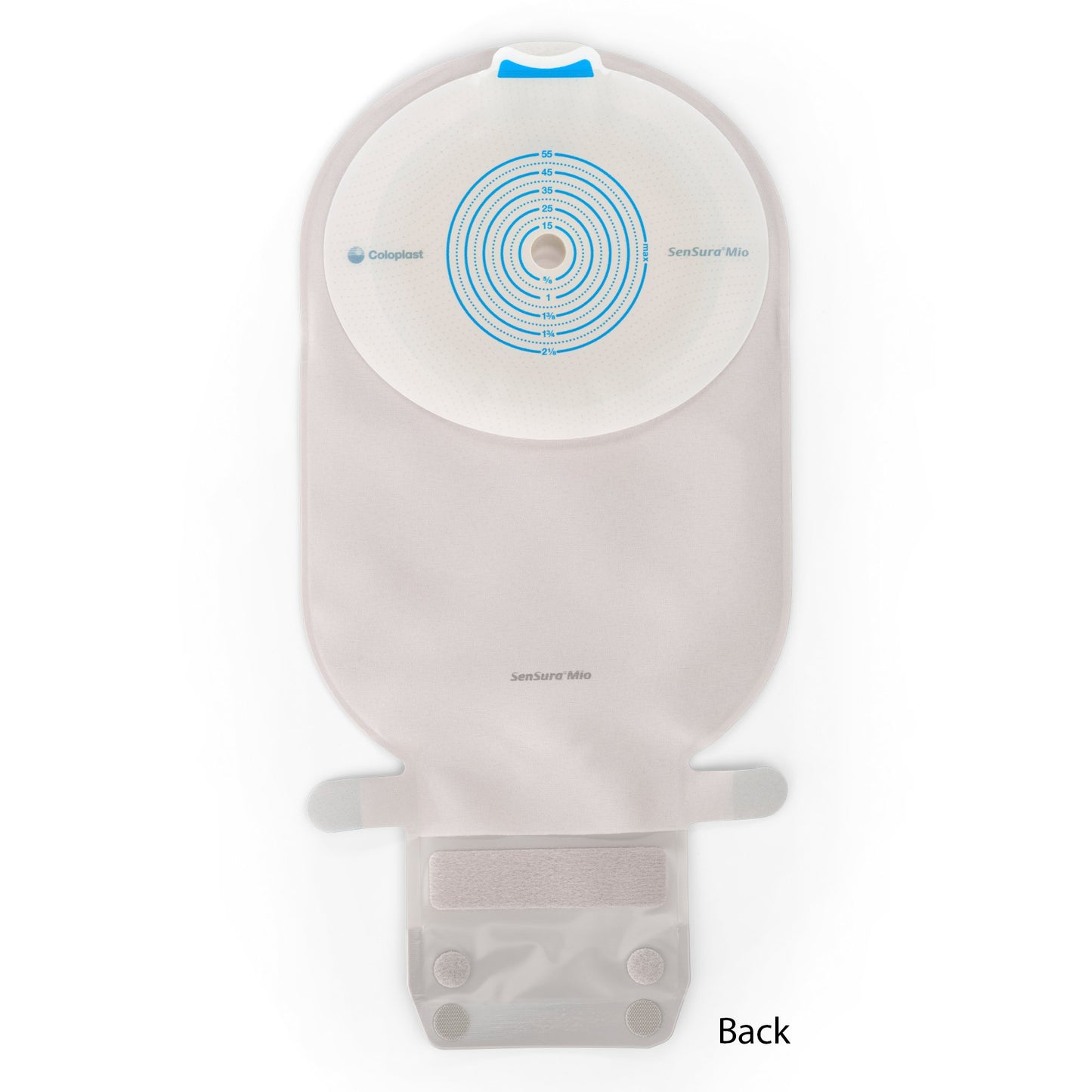 SenSura® Mio Ostomy Pouch One-Piece System 11 Inch Length, Maxi Flat, Trim to Fit 3/8 to 2-1/8 Inch Stoma Drainable (883834_BX)