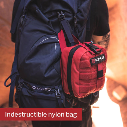 My Medic™ MYFAK Pro First Aid Kit Red Nylon Bag (1207716_EA)