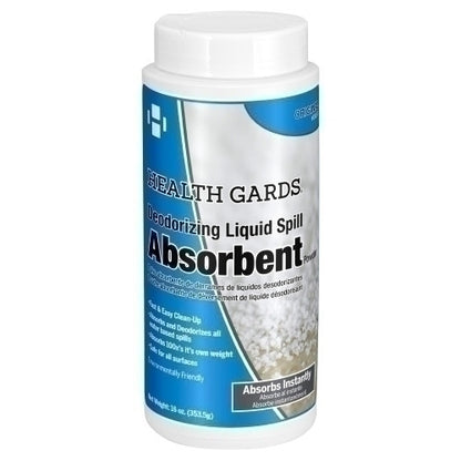 Hospeco® Health Gards® Deodorizing Liquid Spill Absorbent Powder, 12x16 oz. (HOS08160)
