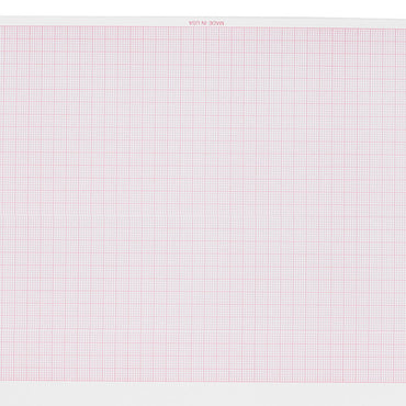 Philips Recording Chart Paper Z-Fold Red Grid (974593_CS)