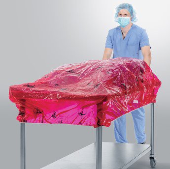 Tidishield® Transport Containment Table Cover 67 X 52 Inch For Back Table (1032345_CS)
