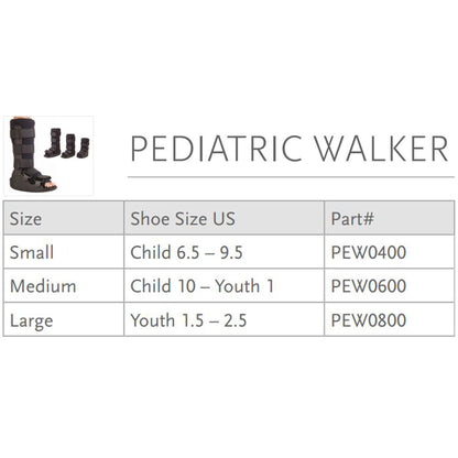 Ossur® Pediatric Walker Boot Non-Pneumatic Pediatric Medium Tall (839446_EA)