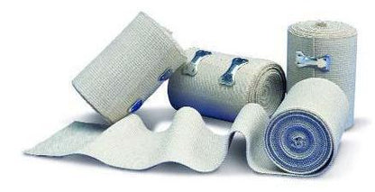 BSN Medical Compression Bandage 4 Inch X 5 Yard Single Hook and Loop / Clip Detached Closure Tan NonSterile Standard Compression (527267_BX)