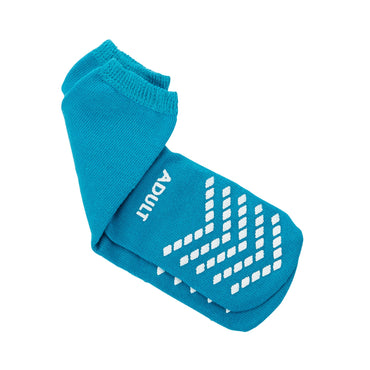 McKesson Slipper Socks Unisex Adult Large Single Tread Single Patient Use Teal (1038459_CS)