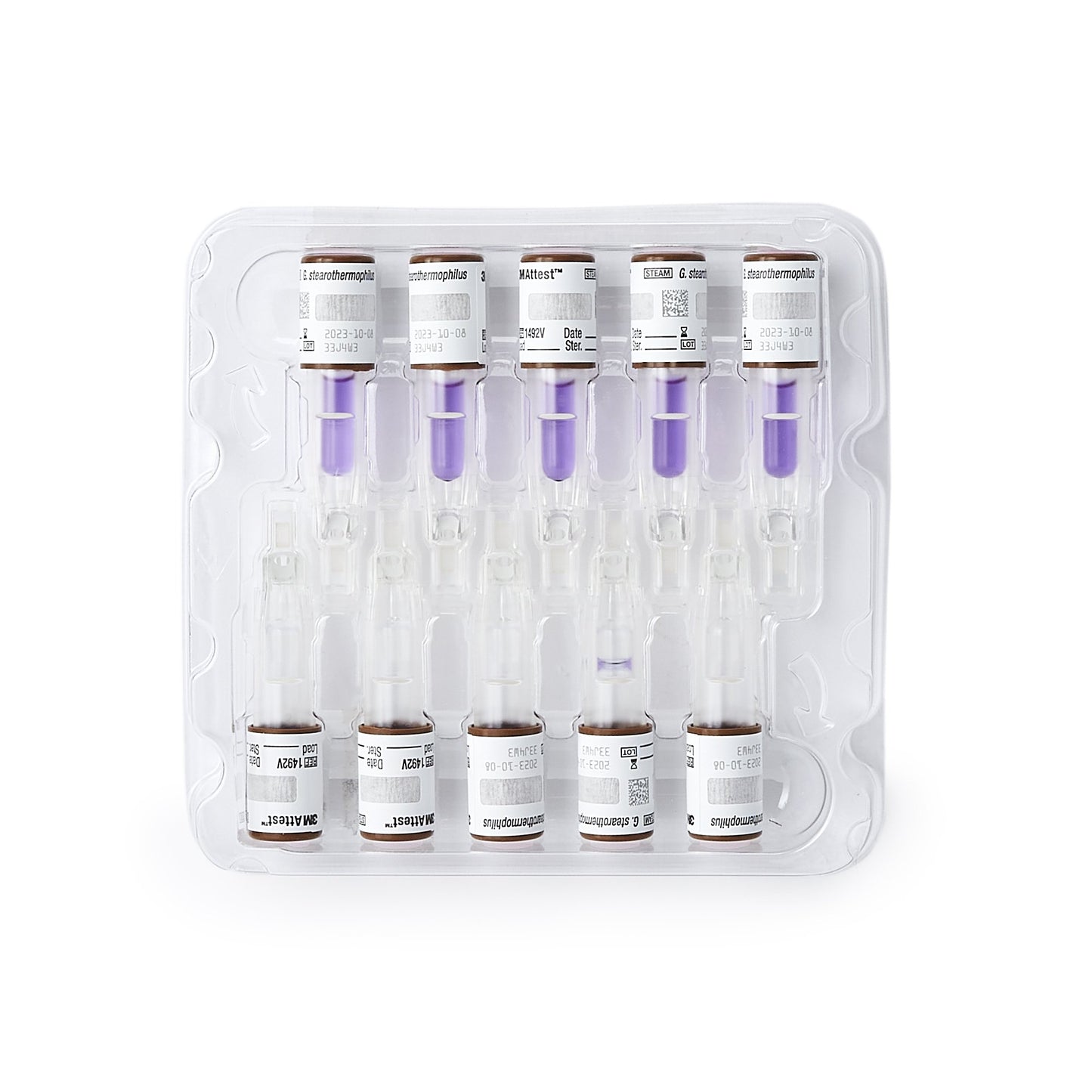Attest™ Super Rapid Readout Sterilization Biological Indicator Vial Steam (852219_BX)