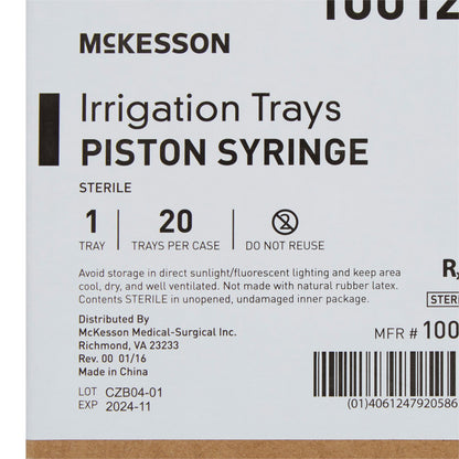 McKesson Irrigation Tray McKesson (911705_CS)