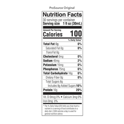 ProSource® Oral Supplement Neutral Flavor Liquid 30 oz. Bottle (677960_EA)