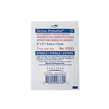 Primapad® Non-Adherent Dressing 2 X 3 Inch 1-Ply Sterile 100 per Pack (645801_BX)