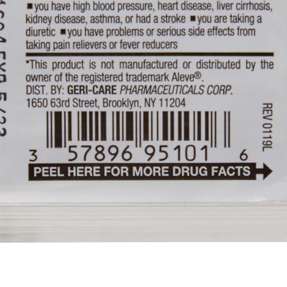 McKesson Brand Pain Relief 220 mg Strength Naproxen Sodium Tablet 100 per Bottle (866981_CS)