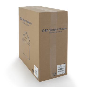 BD™ Sharps Container Red Base 17-1/2 X 12-4/5 X 8-4/5 Inch Vertical Entry 6 Gallon (190342_CS)