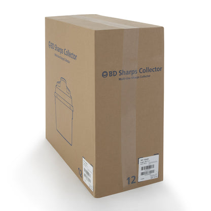BD™ Sharps Container Red Base 17-1/2 X 12-4/5 X 8-4/5 Inch Vertical Entry 6 Gallon (190342_CS)