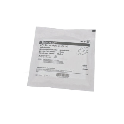 Dermacea™ Drain Sponge 4 X 4 Inch 6-Ply Sterile 2 per Pack (516679_CS)