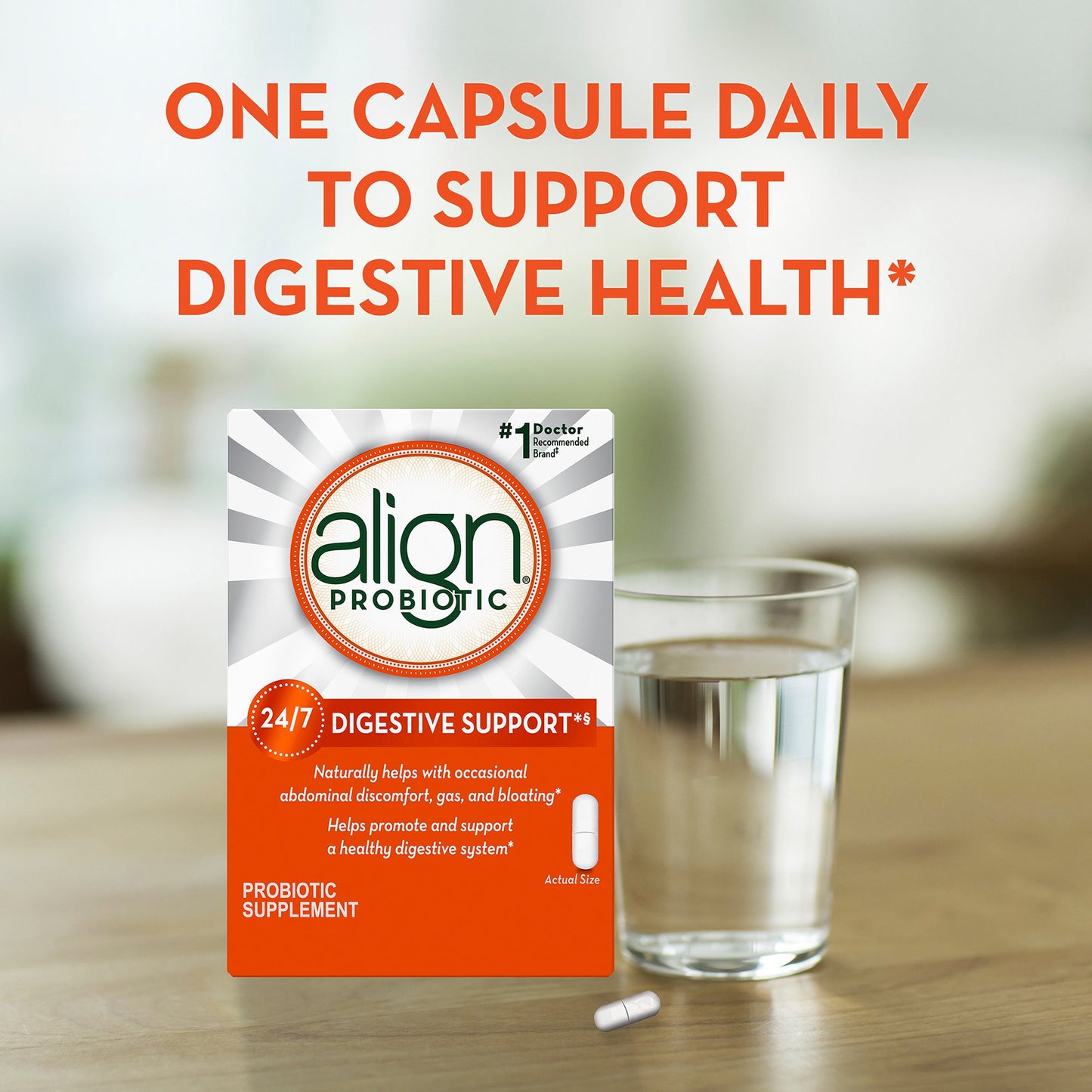 Align® Probiotic Dietary Supplement 42 per Bottle Capsule (733586_BT)