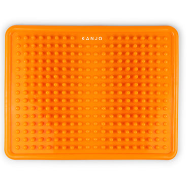 Kanjo Acupressure Foot Mat Orange PVC Plastic 10-1/2 X 13-1/2 Inch (1236441_EA)
