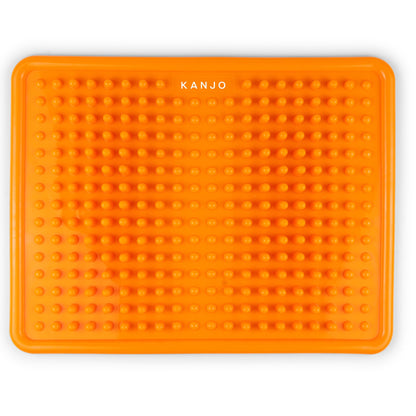 Kanjo Acupressure Foot Mat Orange PVC Plastic 10-1/2 X 13-1/2 Inch (1236441_EA)