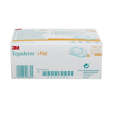 3M™ Tegaderm™ Transparent Film Dressing with Pad 2-3/8 X 4 Inch Frame Style Delivery Rectangle Sterile (311917_CS)