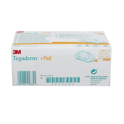 3M™ Tegaderm™ Transparent Film Dressing with Pad 2-3/8 X 4 Inch Frame Style Delivery Rectangle Sterile (311917_EA)