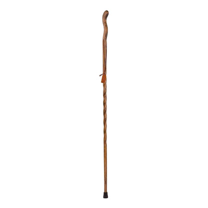 Brazos™ Twisted Fitness Walker Walking Stick Wood 55 Inch Height Brown (1229038_EA)