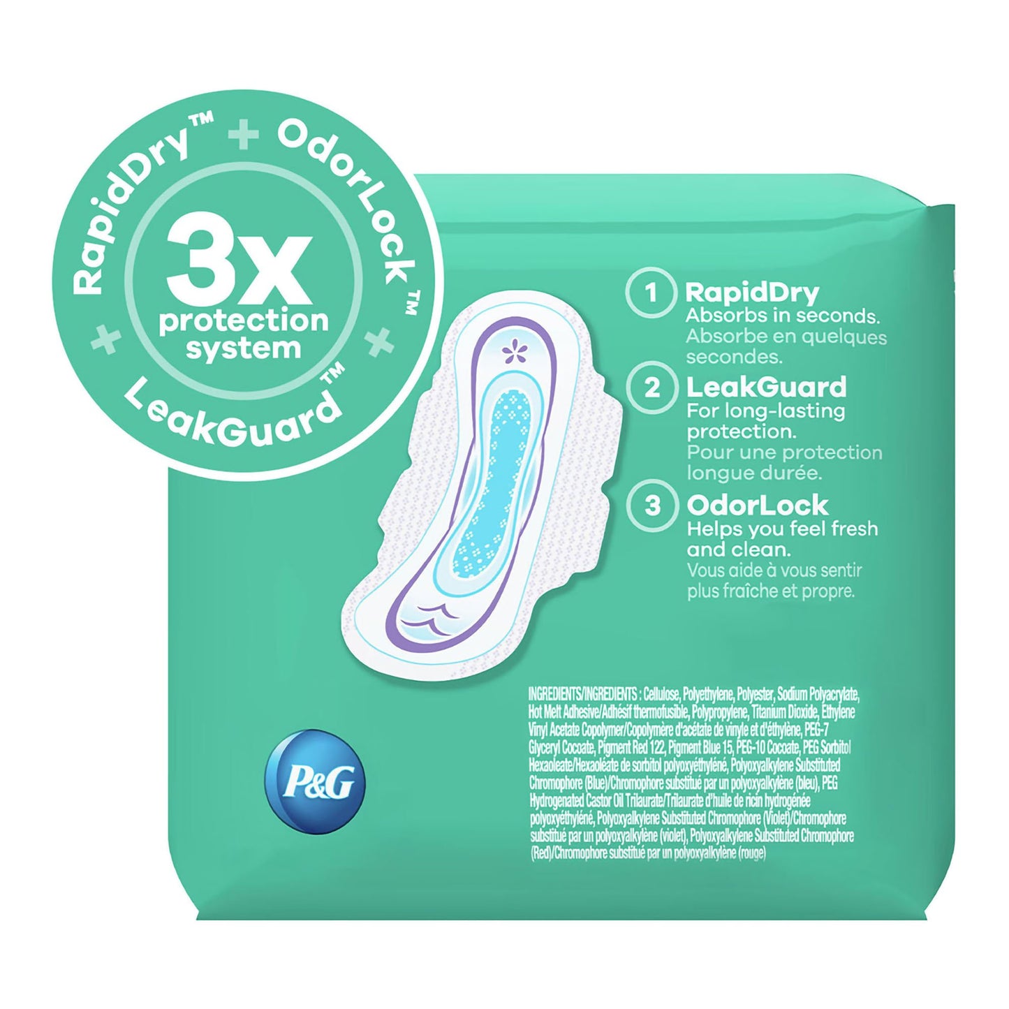 Always® Ultra Thin Feminine Pad With Wings Super Absorbency (1231748_PK)