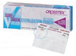 Sure-Check® Sterilization Pouch Ethylene Oxide (EO) Gas / Steam 5-1/4 X 6-1/2 Inch Transparent Self Seal Film (783387_BX)