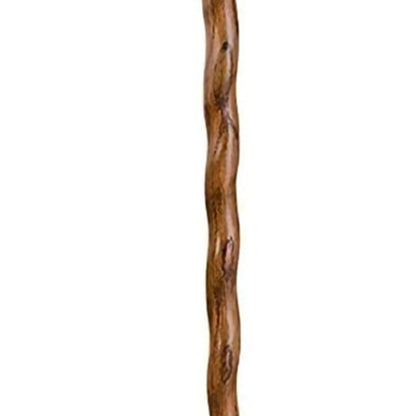 Brazos™ Twisted Fitness Walker Walking Stick Wood 58 Inch Height Brown (1229041_EA)
