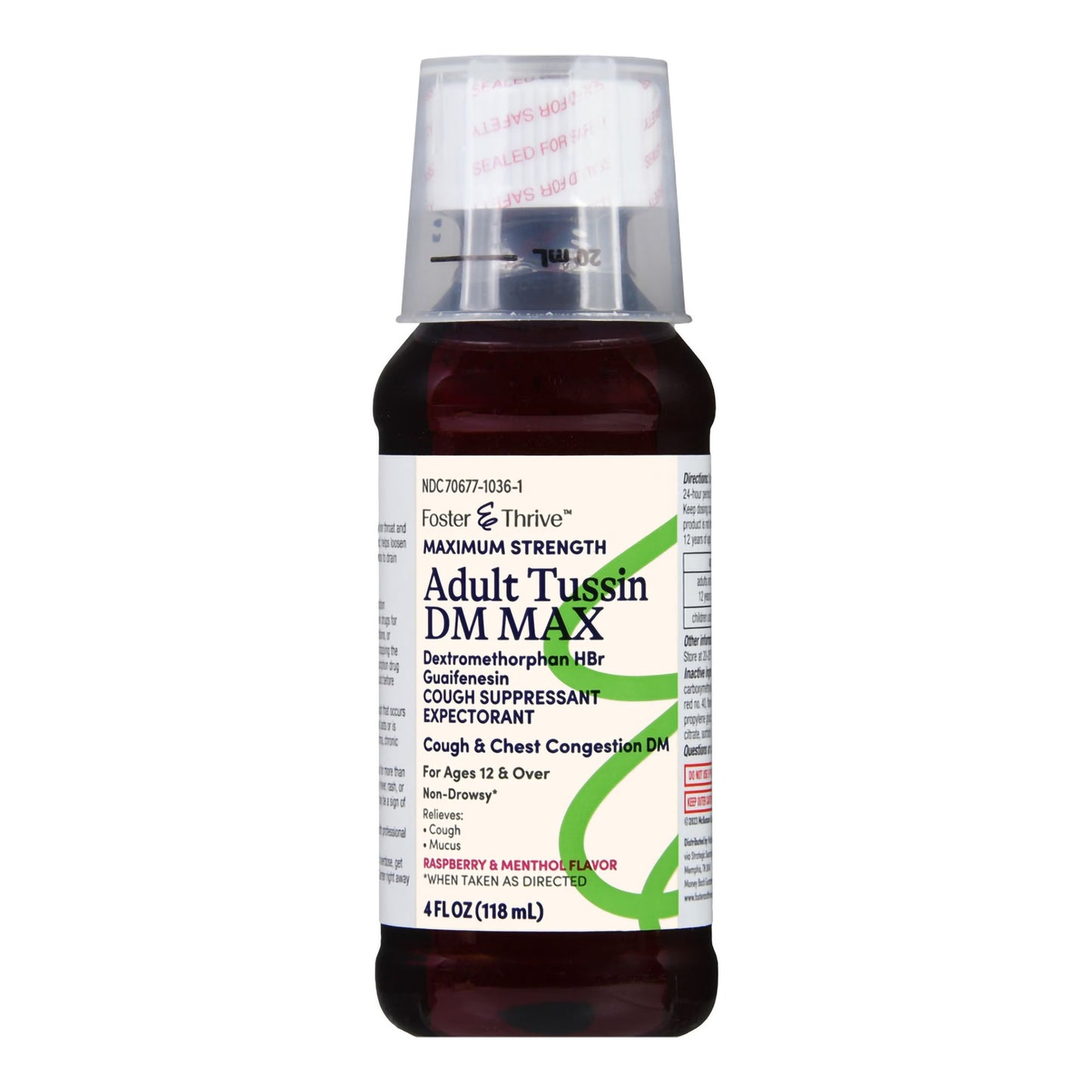 Foster & Thrive™ Cold and Cough Relief 20 mg; 400 mg / 20 mL Strength Liquid 4 oz. (1238986_EA)