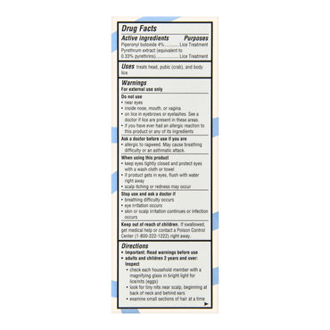 Foster & Thrive® Lice Shampoo 4 oz. Bottle Scented (1238949_EA)