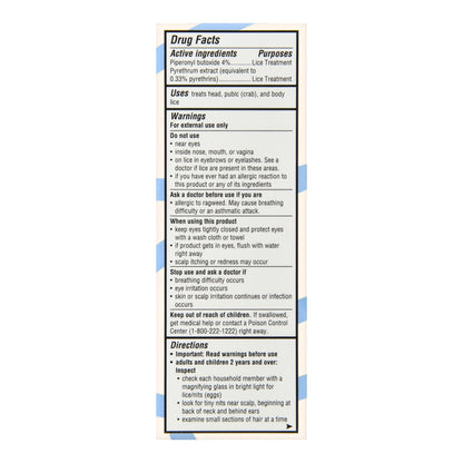 Foster & Thrive® Lice Shampoo 4 oz. Bottle Scented (1238949_EA)