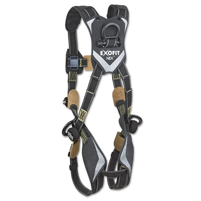 3M ExoFit NEX Arc Flash Harness w/PVC Coated Aluminum D-Rings, Back&Side D-Rings, L (098-1103072)