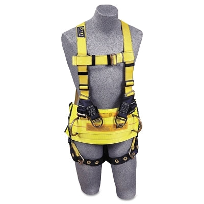 3M Delta Derrick Harness, Back/Lifting D-Rings, Tongue Buckle Leg Straps, Medium (098-1105827)