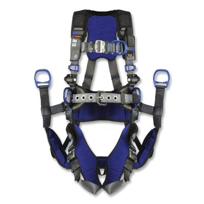 3M ExoFit NEX Tower Climbing Harnesses, Back/Front/Side D-Rings, Small, Q.C. (098-1113190)